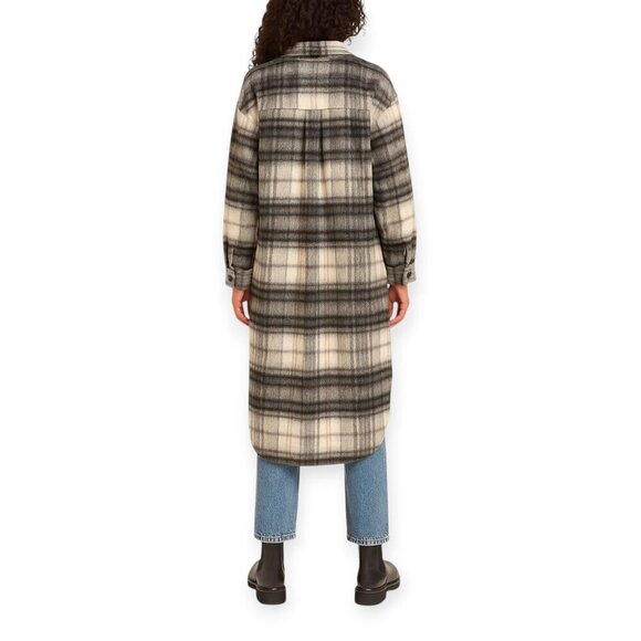 Reformation Ainslie Jacket/Coat in Plaid, Size M, New with Tags - Picture 4 of 16